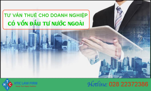 Tư vấn thuế cho công ty có vốn nước ngoài