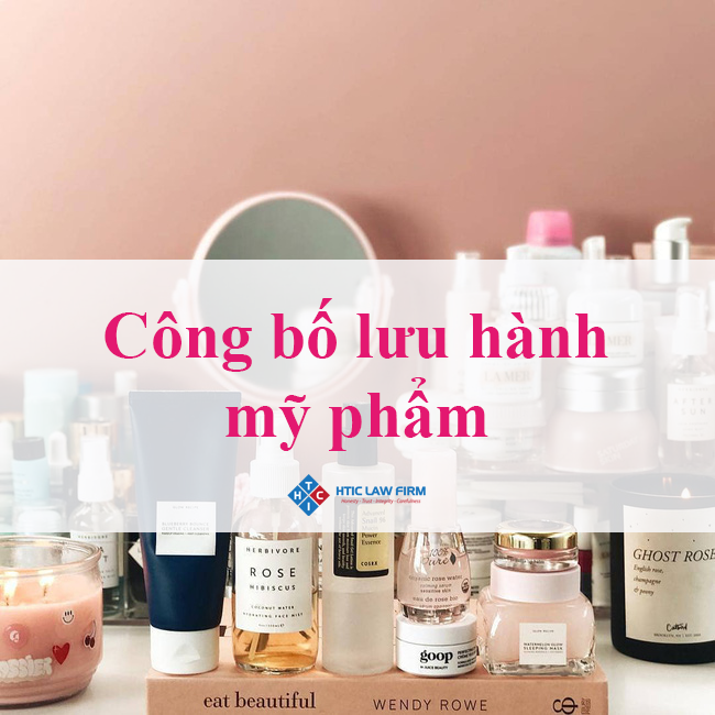 Công bố lưu hành mỹ phẩm