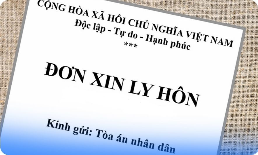 Cập nhật mẫu đơn ly hôn mới nhất 2025 sau sáp nhập tỉnh, thành từ 01/07/2025