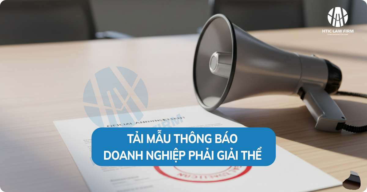 Thông báo giải thể doanh nghiệp 2025: Mẫu & hướng dẫn